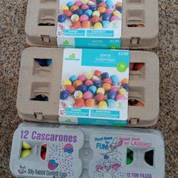 46 Easter Eggs Confetti Filled 