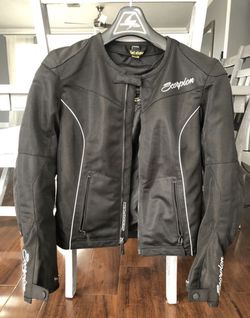 Scorpion Motorcycle Jacket for Women size M Black
