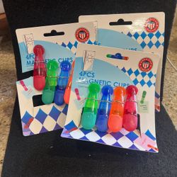 4pcs Magnetic Clips Set Of 3