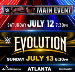 WWE atl main event and evolution Ringside