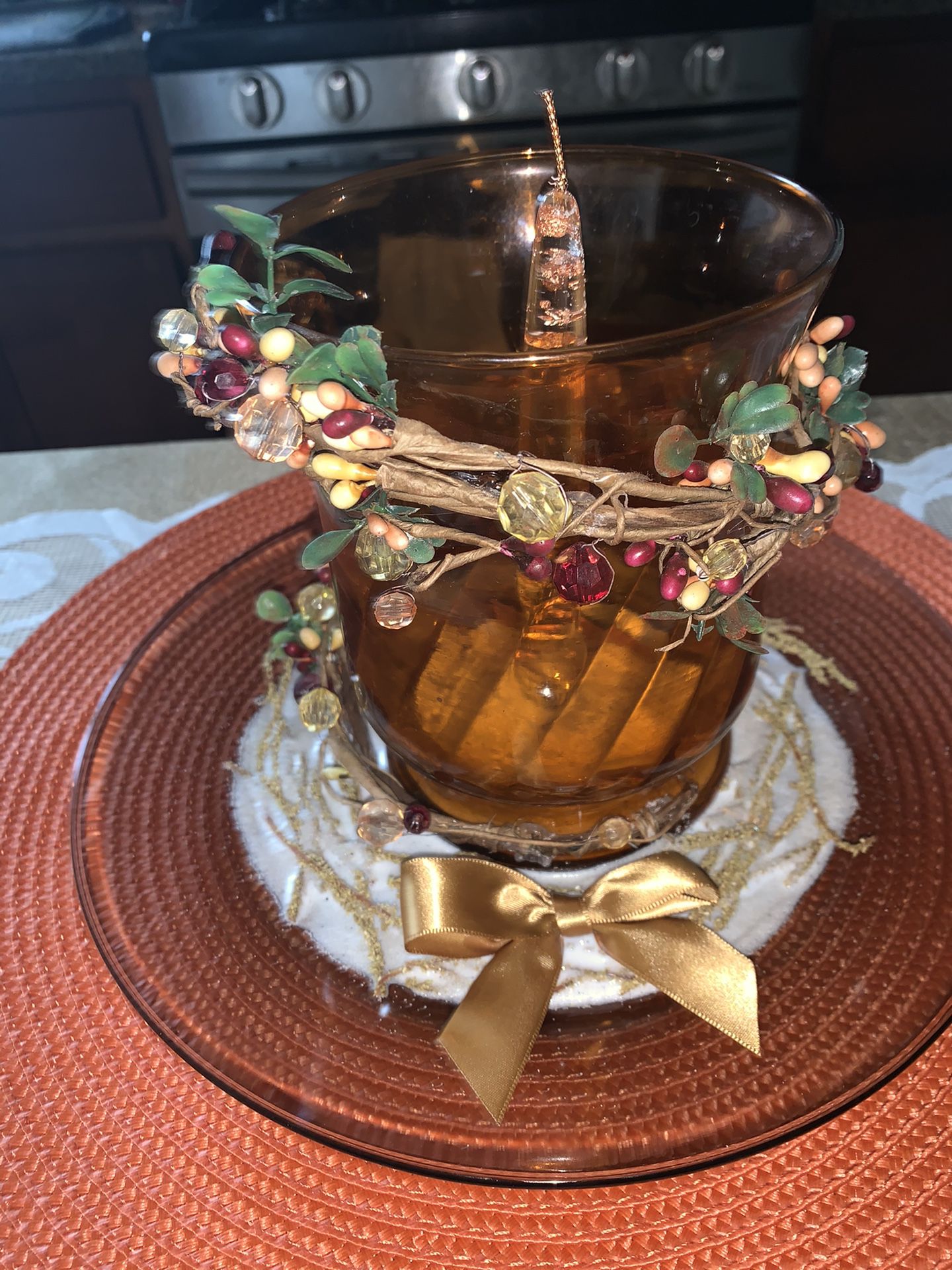 Hand Crafted Autumn/ Thanksgiving Centerpiece