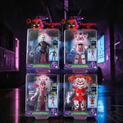 FNAF Jazwares Bundle (Funtime Freddy, Circus Baby, Funtime Foxy & Ennard)