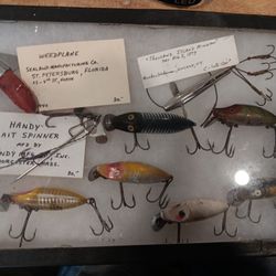 Vintage Fishing Lures. Heddon Antiques 