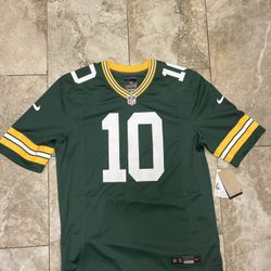 Green Bay Packers Jersey Mens Green NFL Football On Field Nike Love 10 Size Medium 