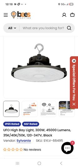 LED UFO 300WATT BAY LIGHT BLACK