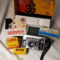 Kodak Instamatic X-35 camera.