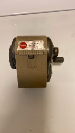 Vintage Working Apsco Dexter Super 10 Pencil Sharpener
