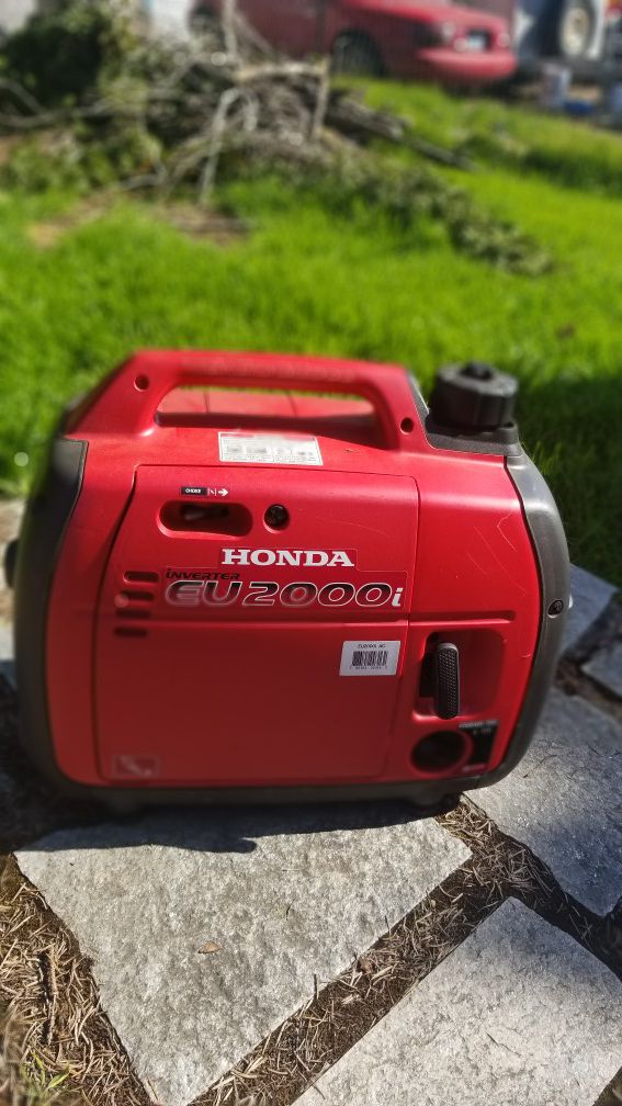 Honda eu2000i generator 2 hour of use.