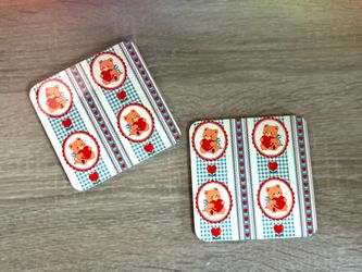 Retro Inspired Valentines Day Coasters