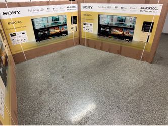 85 TV Sony smart 4K HDTV 120 Hz $55 down on financing $98 a week paid off in 101 days free delivery six month warranty