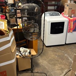 Antique Iron Bird Cage