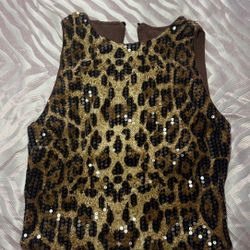 Cheetah Print Top