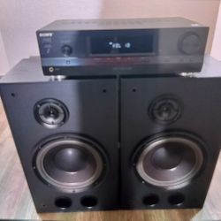 Vendo Receiver Sony Y Parlantes Bosse