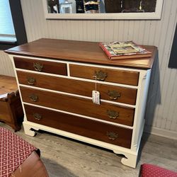 Solid Mahogany Dresser & Mirror
