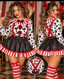 Women's Clown Costume Set XL