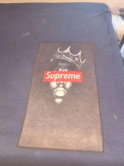 CUSTOM Supreme Biggie Notorious B.I.G. Rug