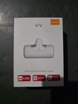 iWALK Portable Charger 5500mAh Next-Gen Small Power Bank 22.5W Fast Charging Battery