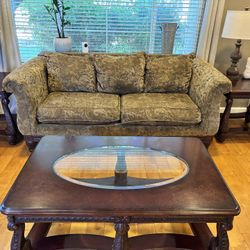 Ashley Furniture,  Real Wood Tables + FREE Sofa