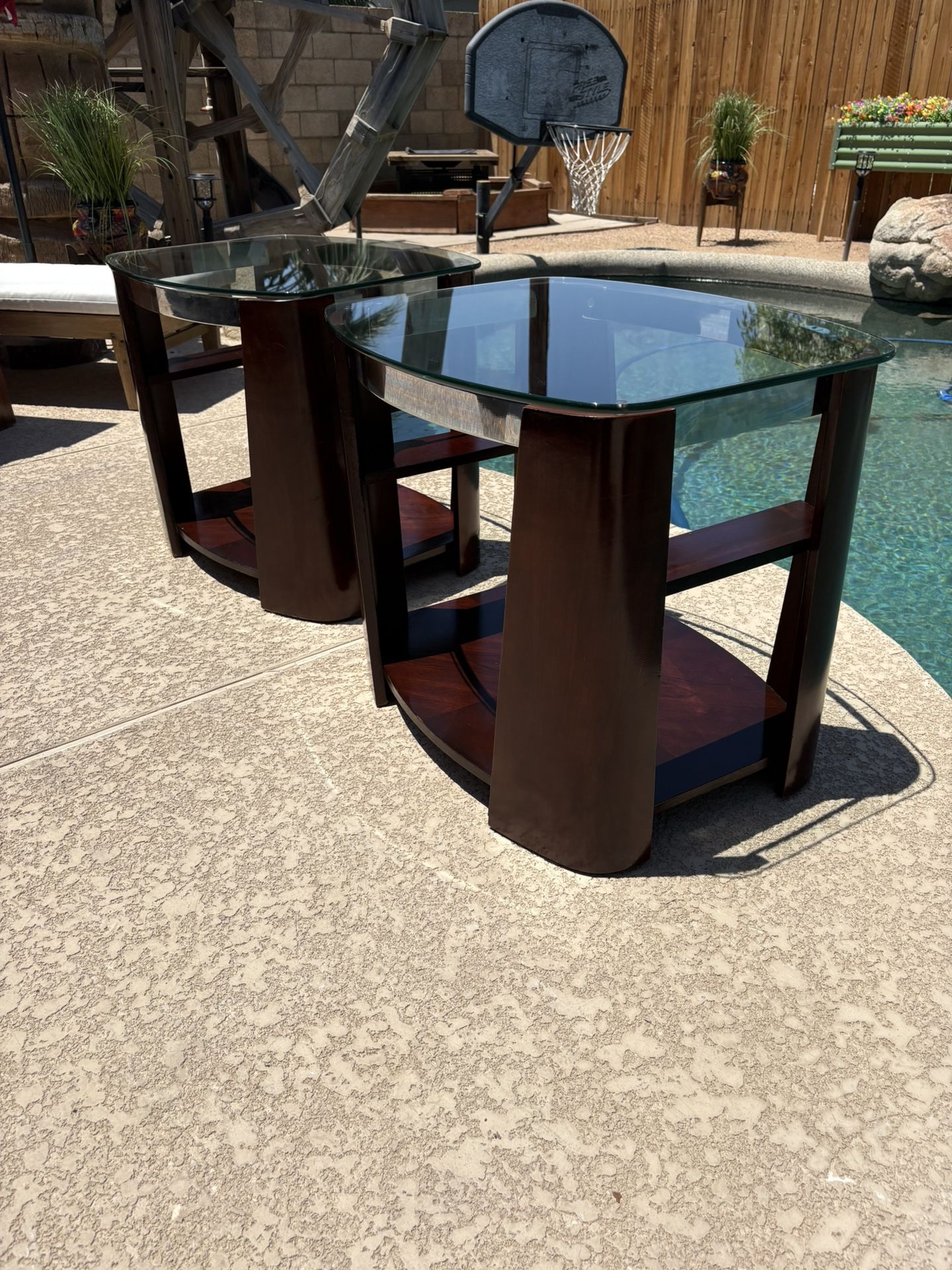 Set of Contemporary End Tables