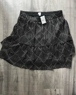 Black mini skirt