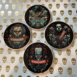 Horror Movies Ceramic Coasters
