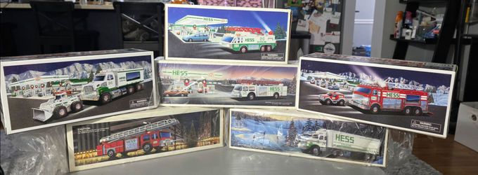 Hess trucks lot of 6