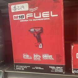 Milwaukee M18 Impact Wrench With Friction Ring 
