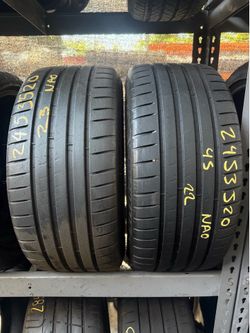 20” tires michelin 245/35/20 with free installation $160 both