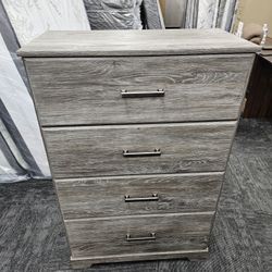 Brand New Stock Ashley Gray Color 4 Drawer Deep Drawer Chest