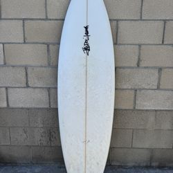 Used 6’ Surf Prescriptions Jeff Doc Laush Shortboard Surfboard