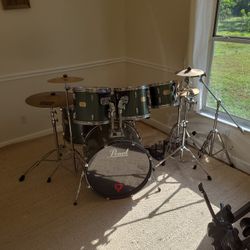 6 Piece Pearl Export Drum Set