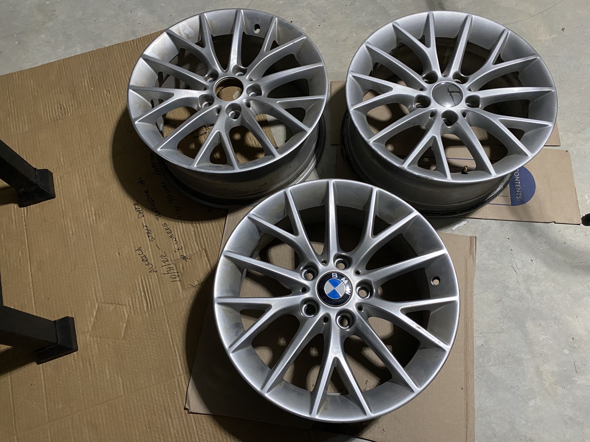 3 Oem BMW Wheels Style 380 17x7 40 Offset