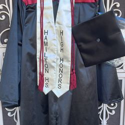 Hamilton High School Gown Set Graduation
