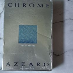 NEW & SEALED AUTHENTIC AZZARO CHROME MEN'S XL 6.7 OZ. SPRAY 45$