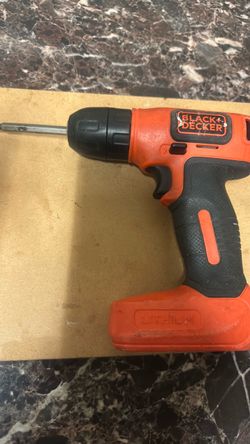 Black & Decker Cordless Lithium Drill