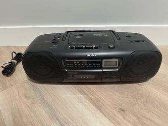 Sony CFD-12 Boombox CD Cassette Player Radio
