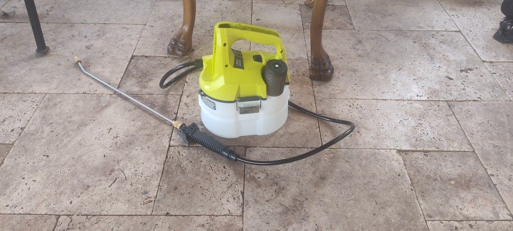 Ryobi 1gallon sprayer with battery and charger