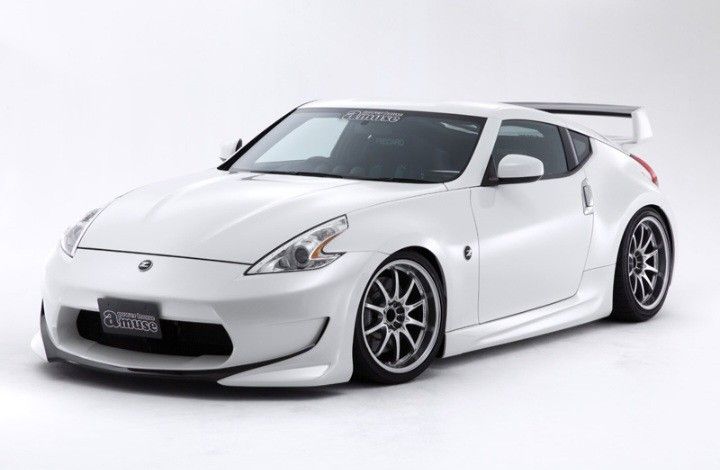 Rocker Panels Nissan 370z FairLady Z Z34 AMS GT2 SIDE SKIRTS Body Kit Body Kits Bodykits Bodykit Weekend Special