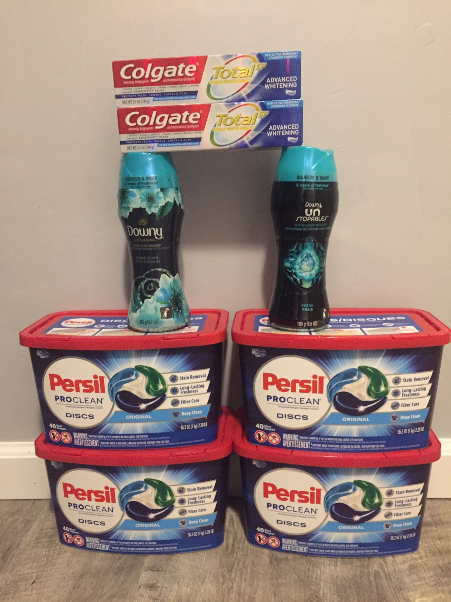 $50 Household bundle the Persil is 40 counts each everything is included pick up Gahanna
