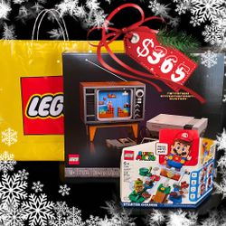 LEGO 71374 Nintendo Entertainment System and 71360 Super Mario Starter Course