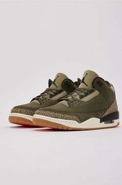 MENS AIR JORDAN 3 RETRO OLIVE