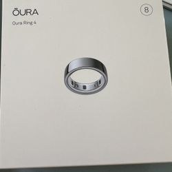Oura ring Gen 4 Silver Size 8