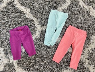 Infant girls 3-6 months and 6 months leggings