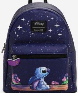 Purple stitch loungefly