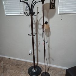 Lamp and Clothinh Hangers 