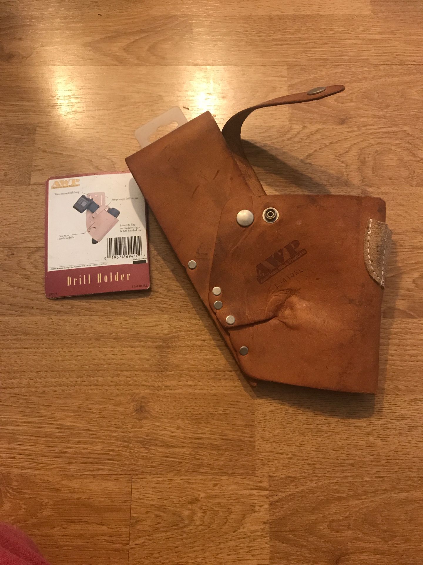 Leather AWP drill holster. New with tag