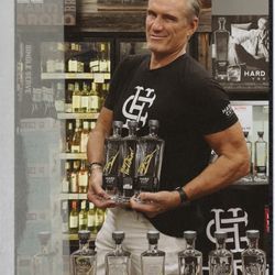 Dolph Lundgren signed Hard Cut Bottle