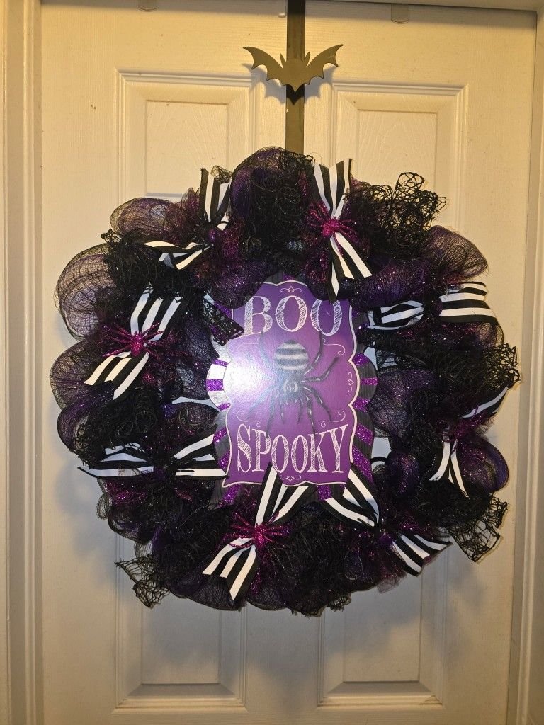 Spooky Spider Wreath