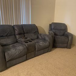 Sofa and recliner chair