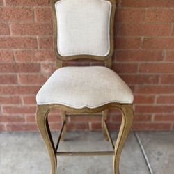 TWO RESTORATION HARDWARE FRENCH BAR STOOL 